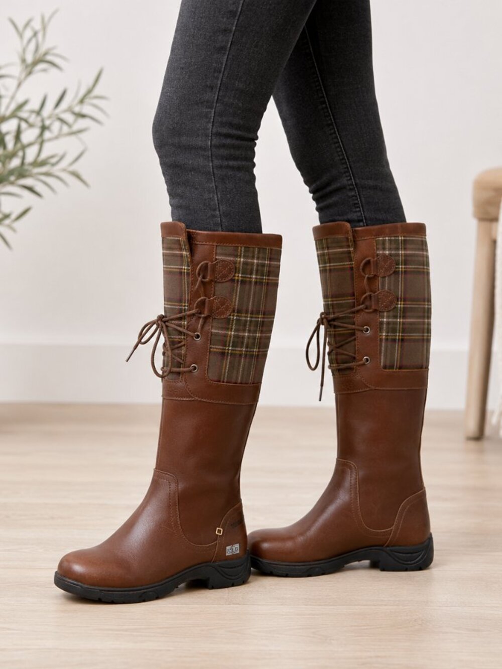 Dublin Pinnacle Brown Waterproof Equestrian Country Boots